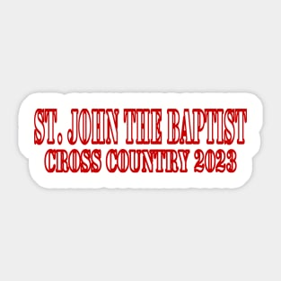 Cross country team logo 2023 Sticker